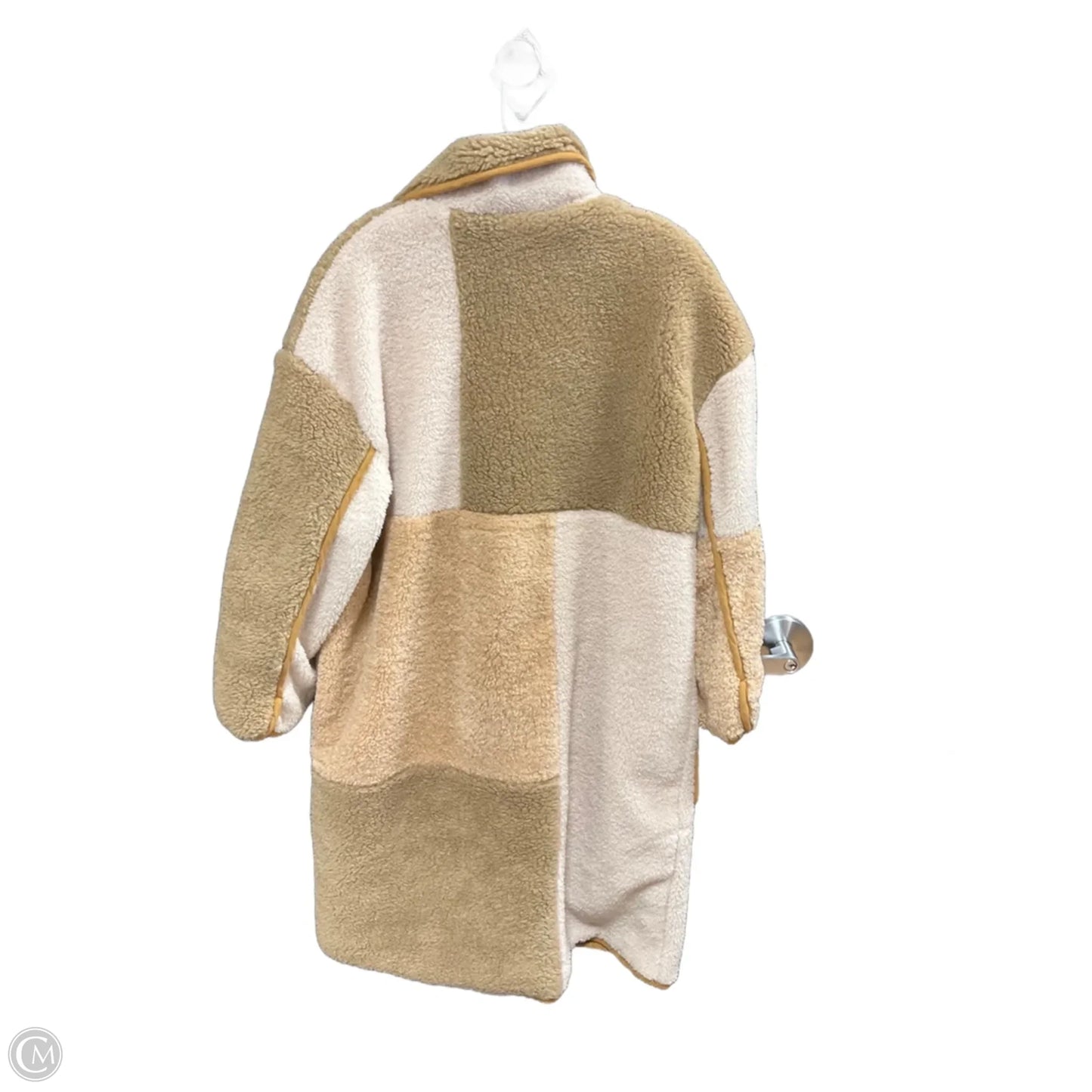 Jacket Faux Fur & Sherpa By Pilcro In Beige, Size: S