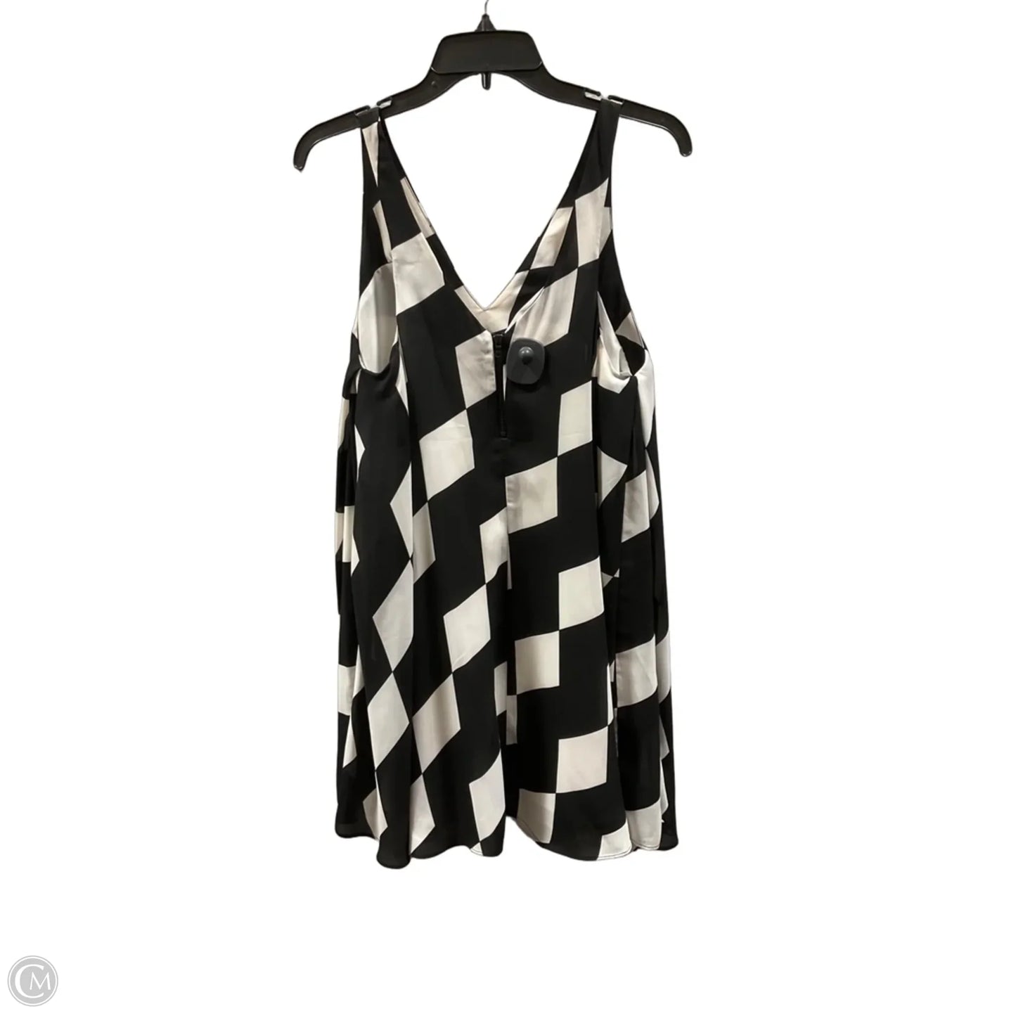 Dress Casual Midi By Sam Edelman In Black & Cream, Size: S