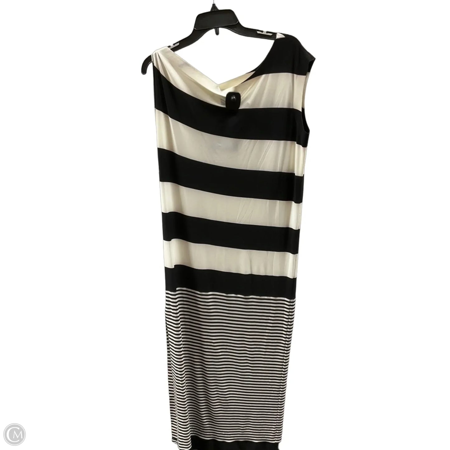 Dress Casual Maxi By Norma Kamali In Striped Pattern, Size: S