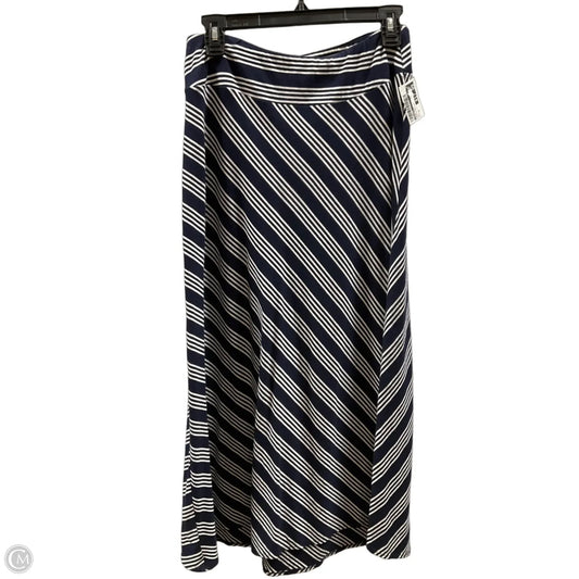 Skirt Maxi By Talbots In Striped Pattern, Size: Xs