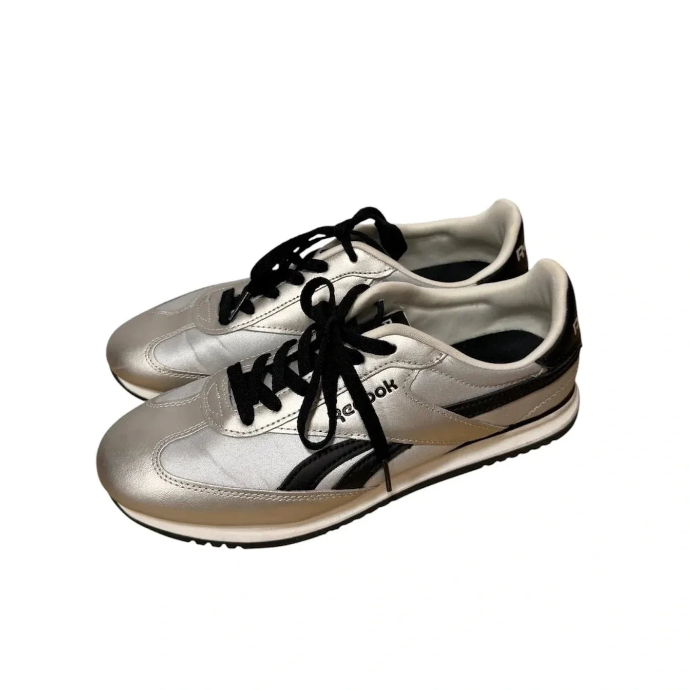 Shoes Athletic By Reebok In Black & Grey, Size: 9