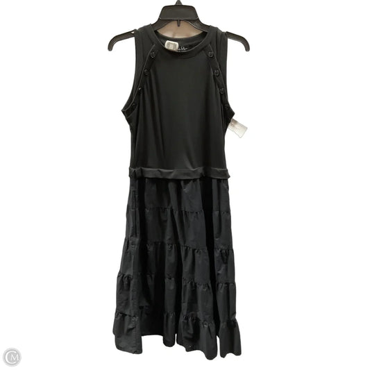 Dress Casual Midi By Nicole Miller In Black, Size: L