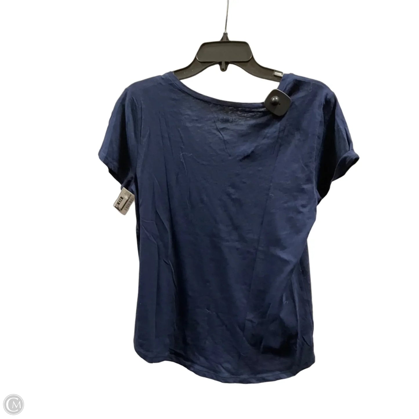 Top Short Sleeve By Loft In Blue, Size: S