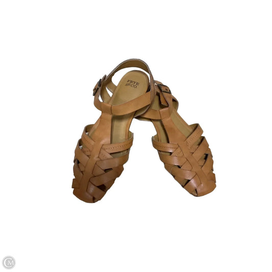 Shoes Flats By Frye And Co In Brown, Size: 9
