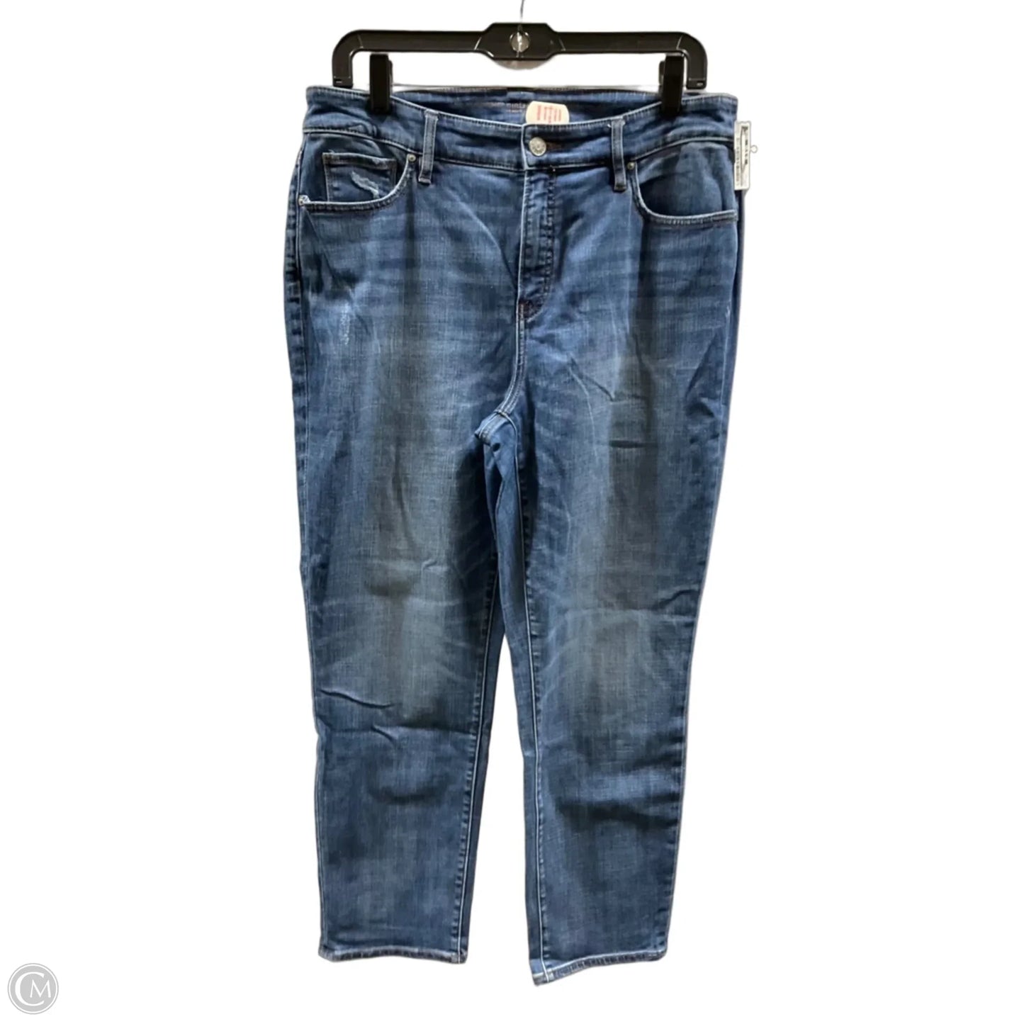 Jeans Skinny By Chicos In Blue, Size: 10