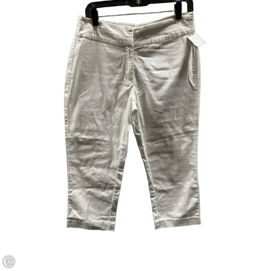 Capris By Nue Options In White, Size: 6