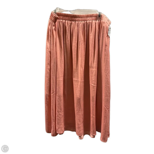 Skirt Maxi By Banana Republic In Pink, Size: Xl