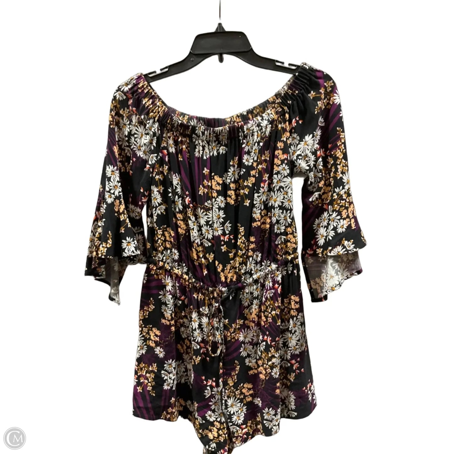 Romper By Express In Floral Print, Size: S
