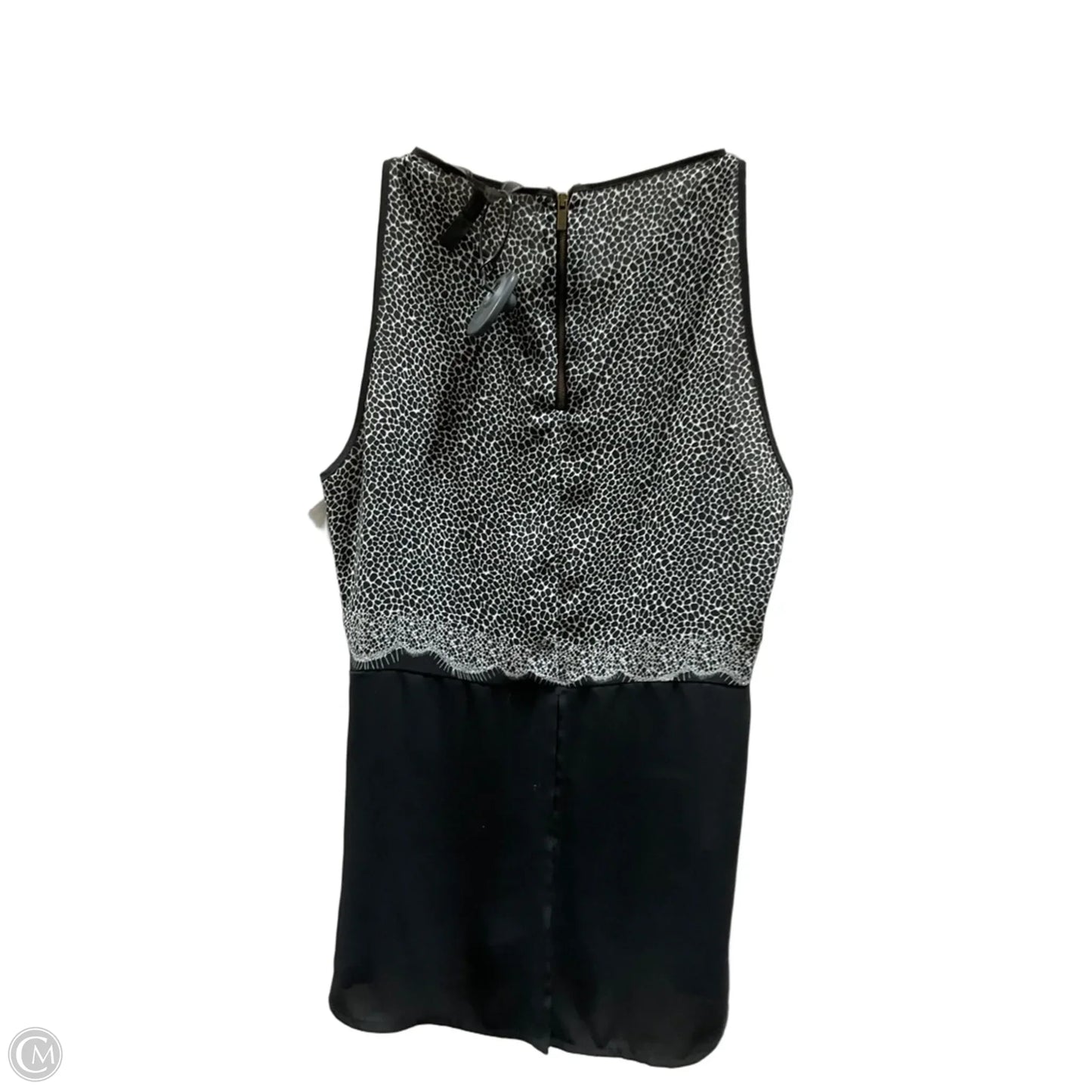 Top Sleeveless By Bcbg In Black & White, Size: Xs