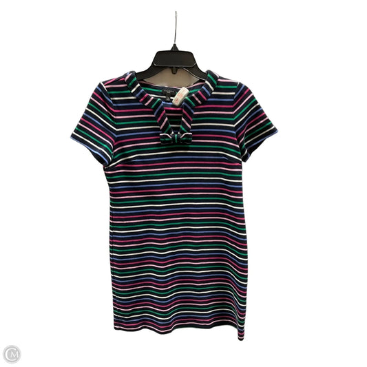 Dress Casual Midi By Talbots In Striped Pattern, Size: M