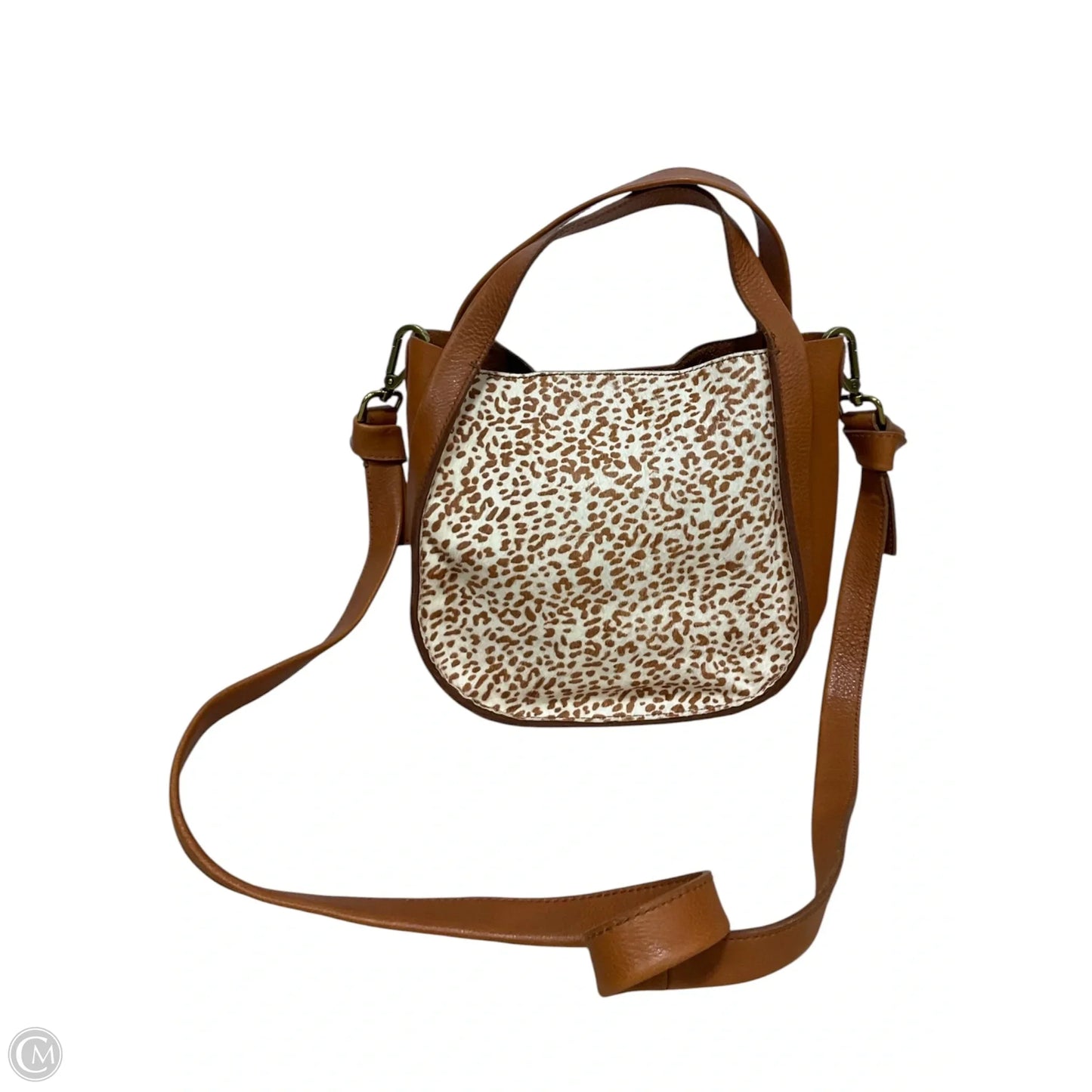 Crossbody Leather By Madewell, Size: Medium