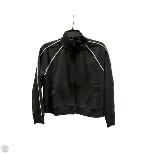 Athletic Jacket By Talbots In Black & White, Size: M