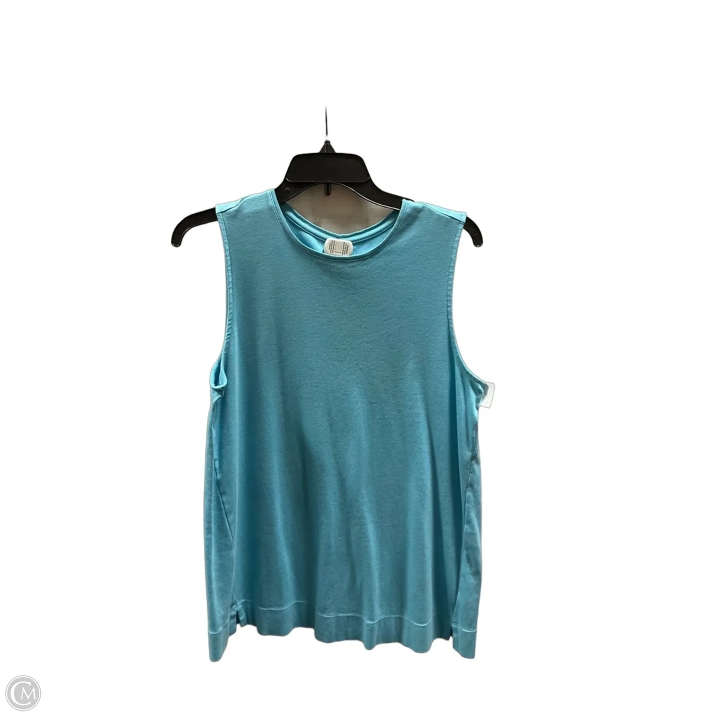 Top Sleeveless By J. Jill In Aqua, Size: M