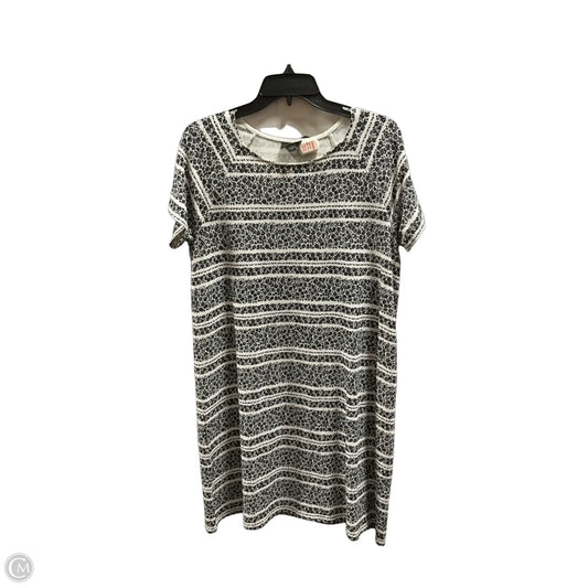 Dress Casual Midi By J. Jill In Black & White, Size: M