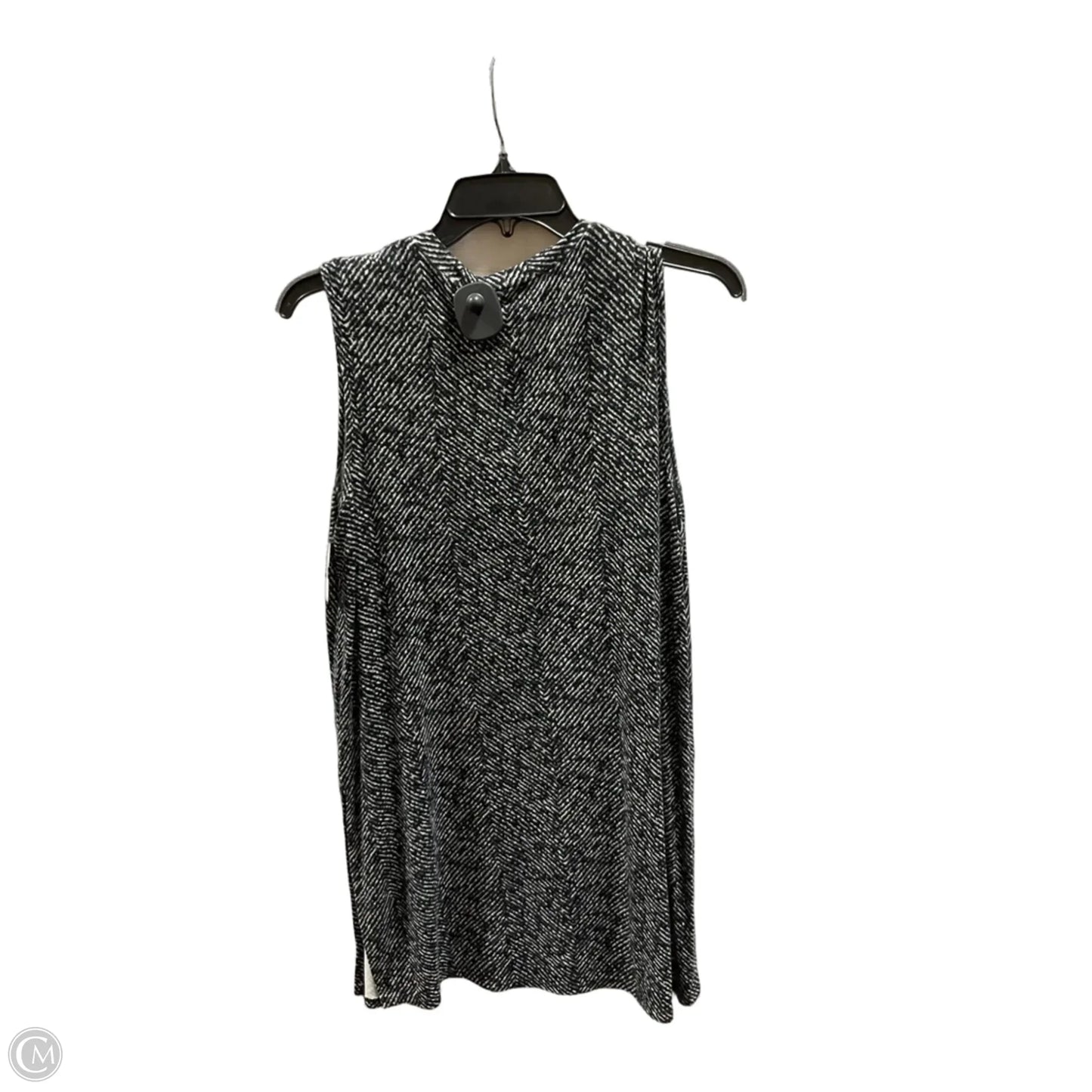 Top Sleeveless By J. Jill In Black & White, Size: M