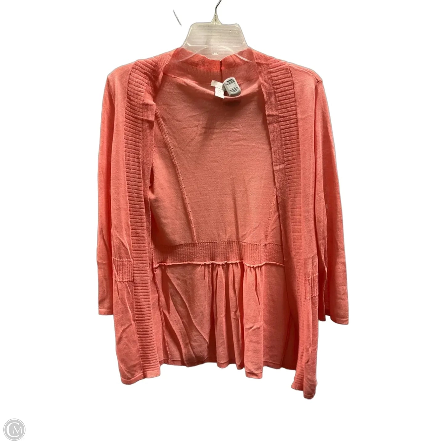 Cardigan By Chicos In Peach, Size: S