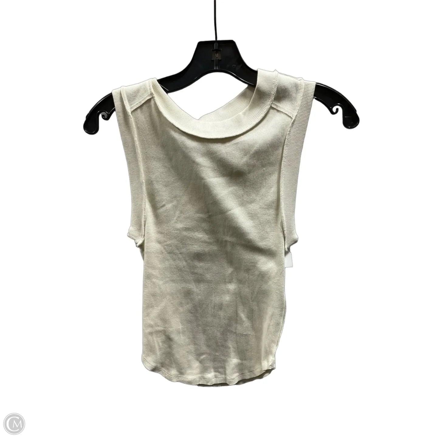 Top Sleeveless By Free People In Cream, Size: S