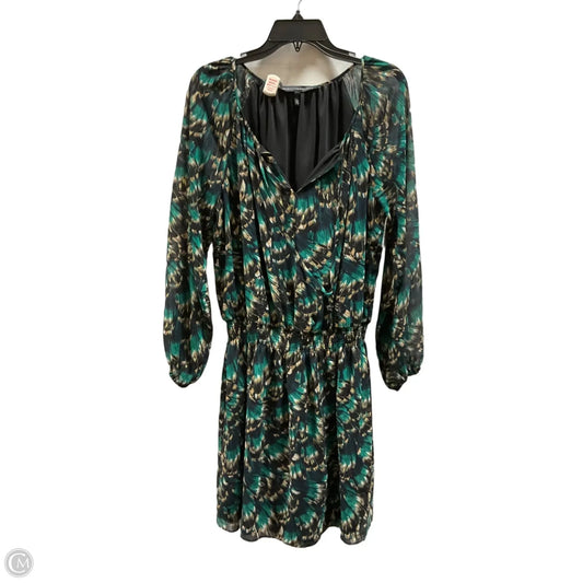 Dress Casual Midi By White House Black Market In Black & Green, Size: 16
