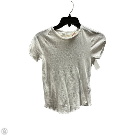 Top Short Sleeve By Free People In White, Size: Xs