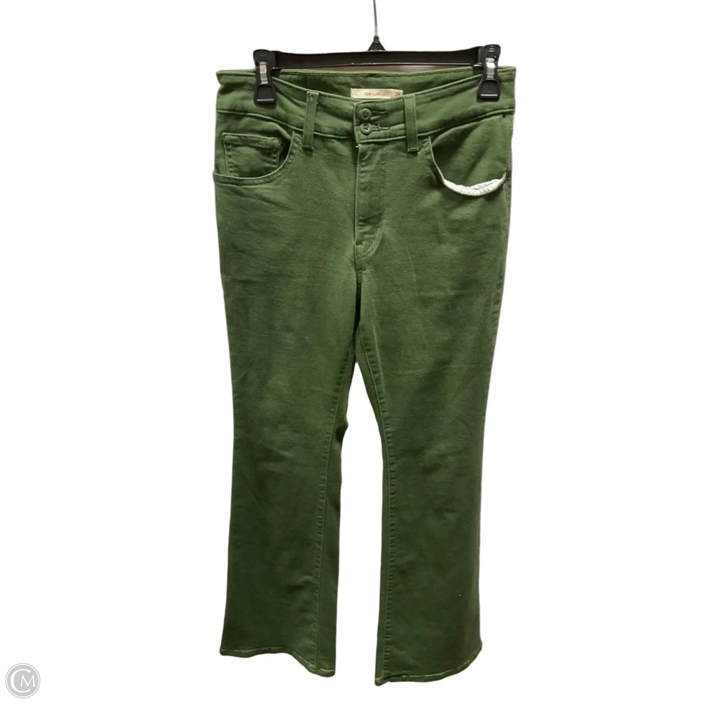 Jeans Flared By Levis In Green, Size: 6