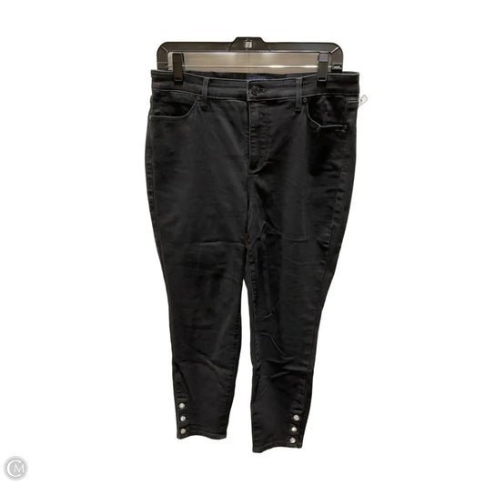 Jeans Jeggings By Talbots In Black, Size: 10