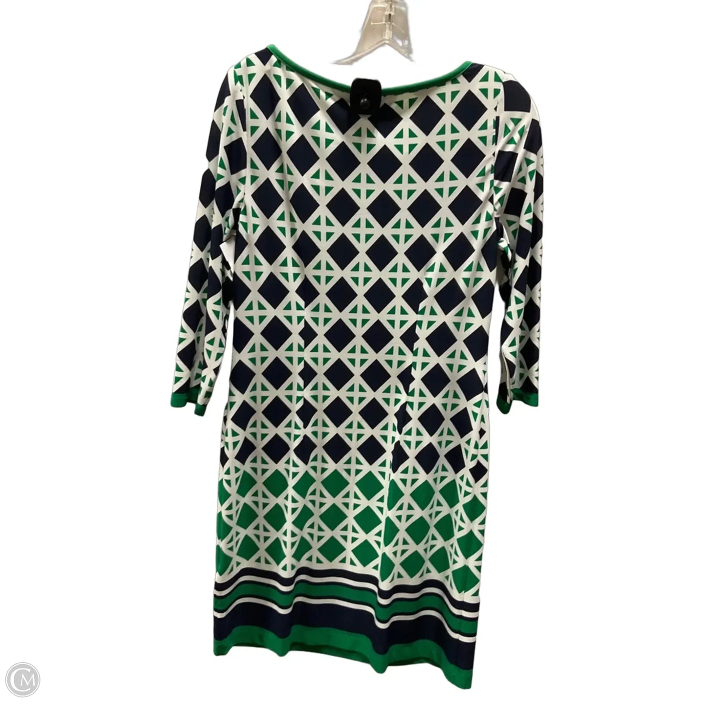 Dress Casual Midi By Eliza J In Blue & Green, Size: 6