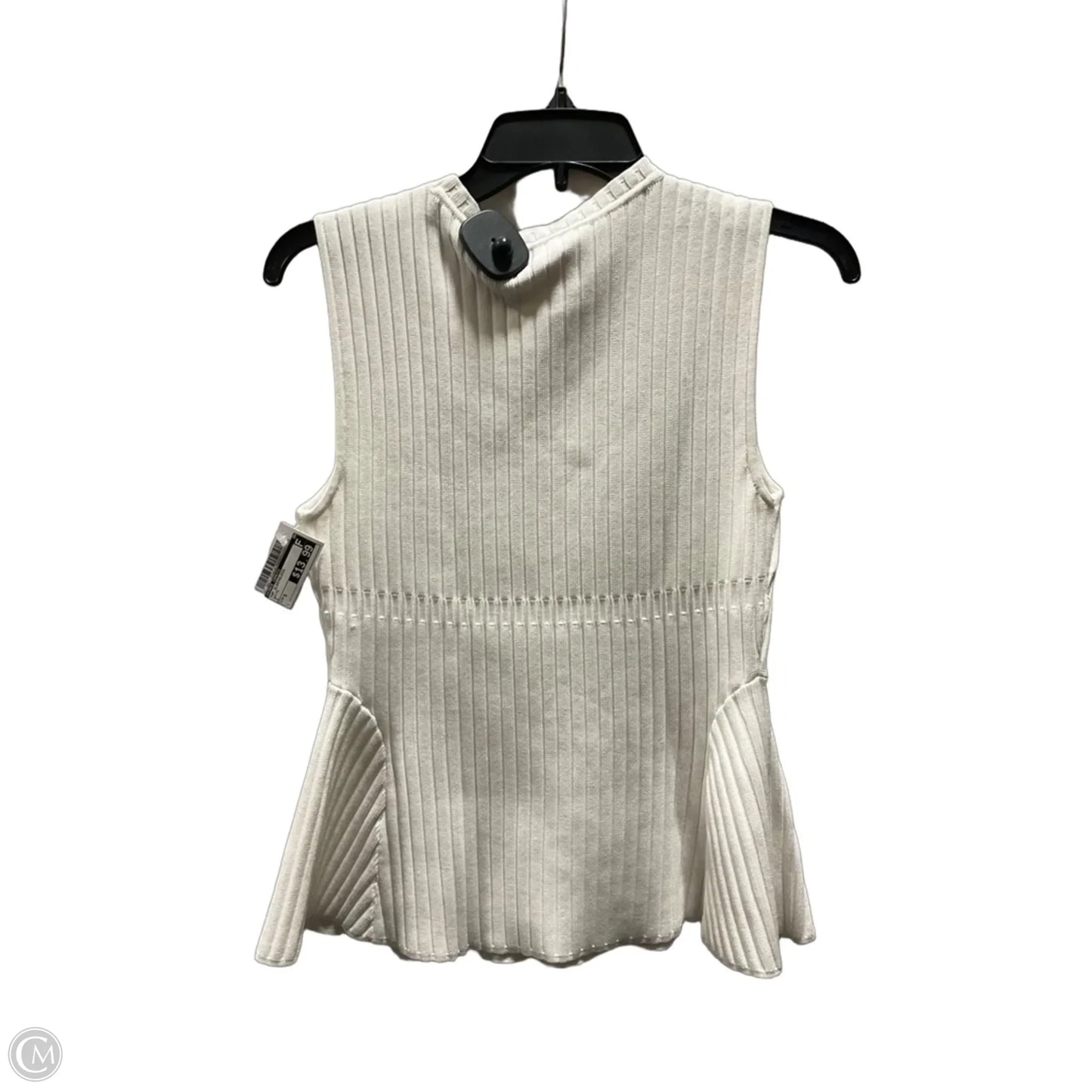 Top Sleeveless By Vince Camuto In White, Size: S