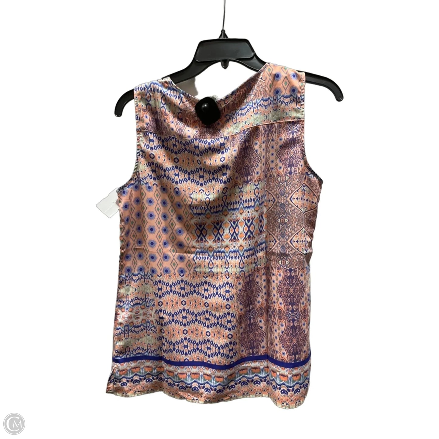 Top Sleeveless By Talbots In Blue & Pink, Size: S