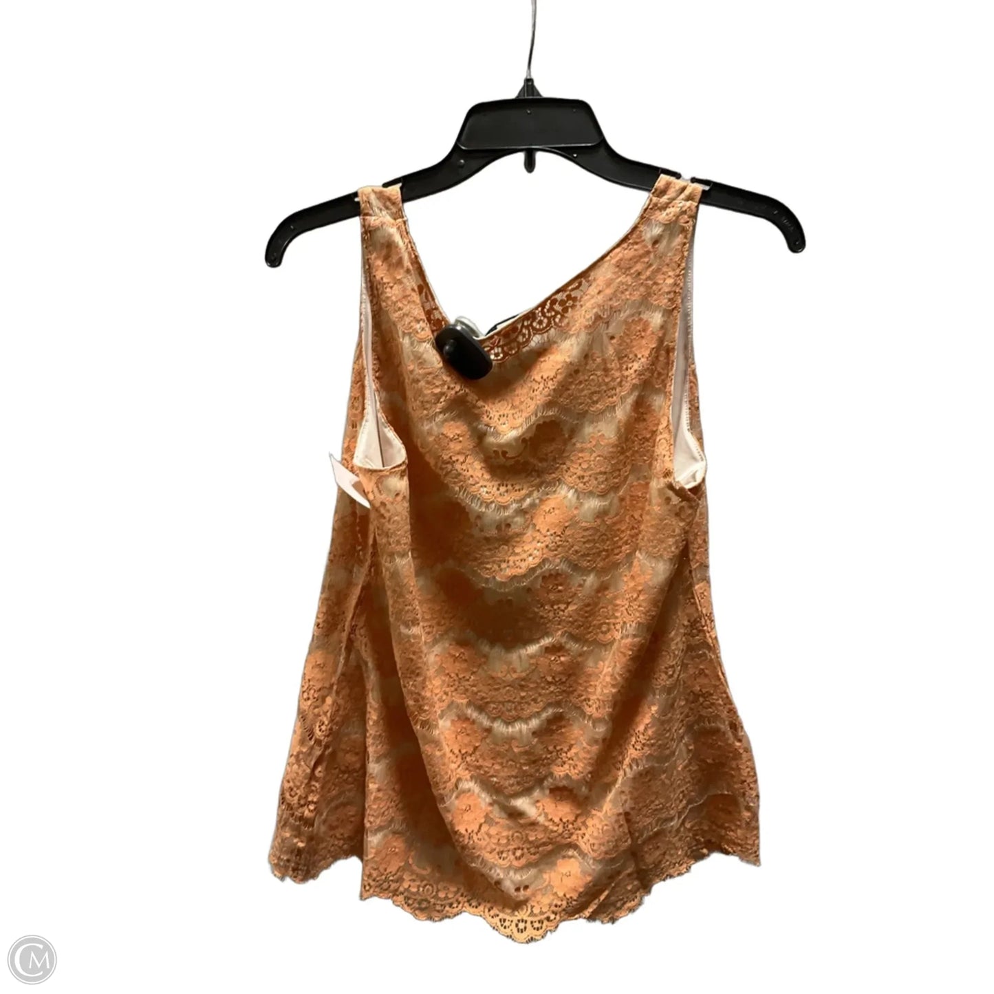 Top Sleeveless By Banana Republic In Orange, Size: M