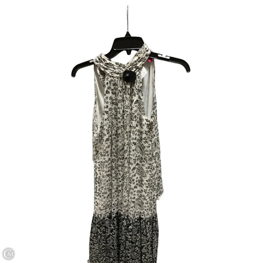 Dress Casual Maxi By Vince Camuto In Black & White, Size: Xs