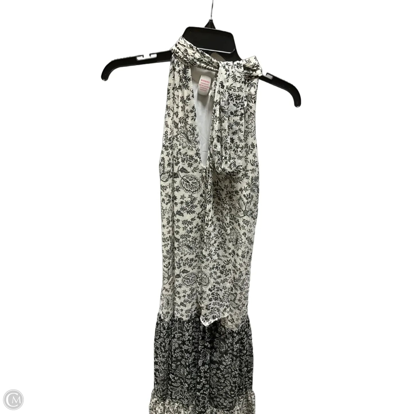 Dress Casual Maxi By Vince Camuto In Black & White, Size: Xs