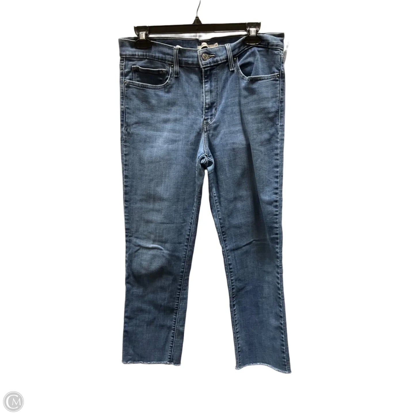 Jeans Straight By Levis In Blue, Size: 8