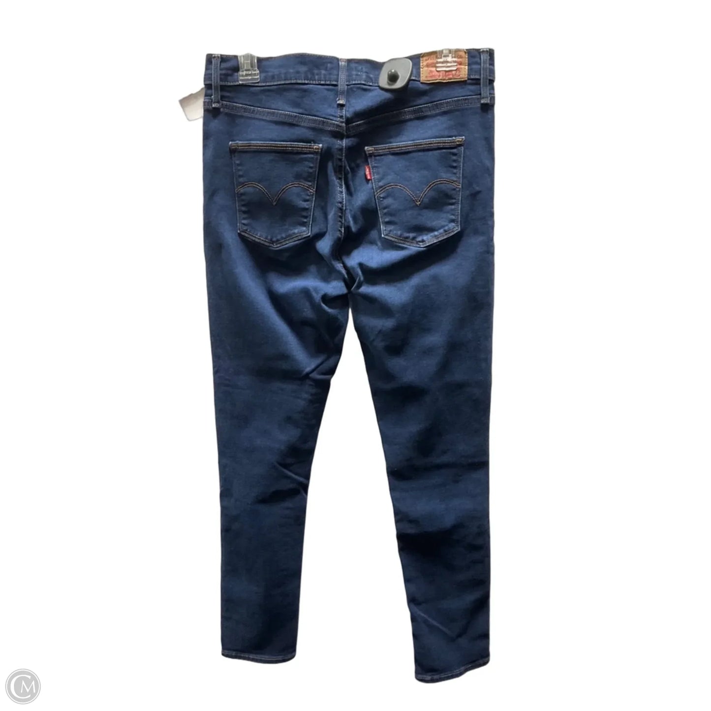 Jeans Skinny By Levis In Blue, Size: 8