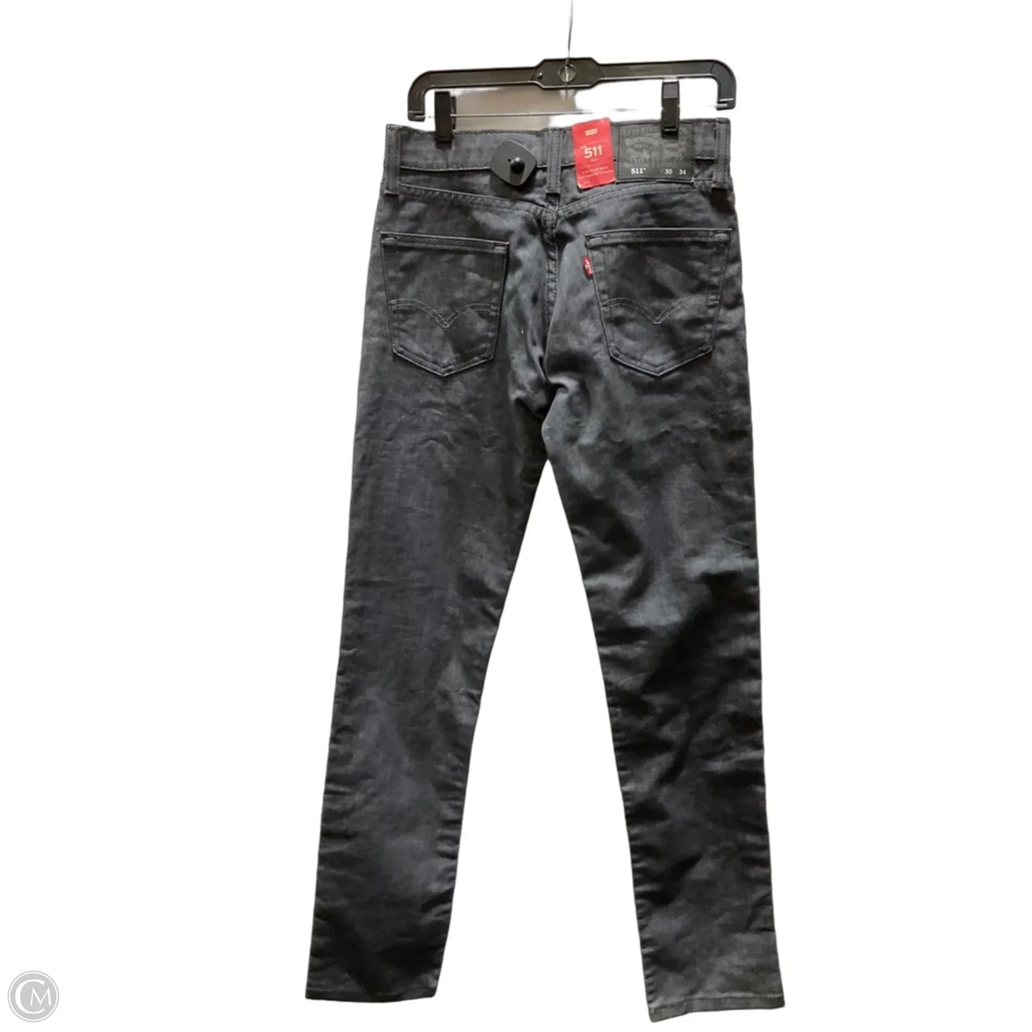 Jeans Skinny By Levis In Grey, Size: 8