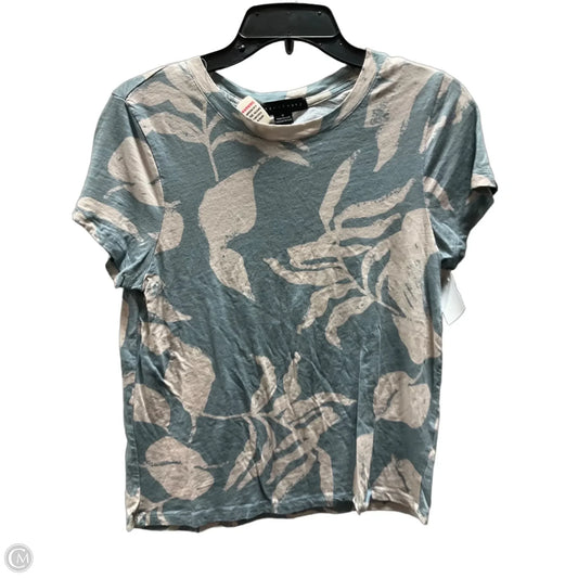 Top Short Sleeve By Sanctuary In Green & White, Size: M