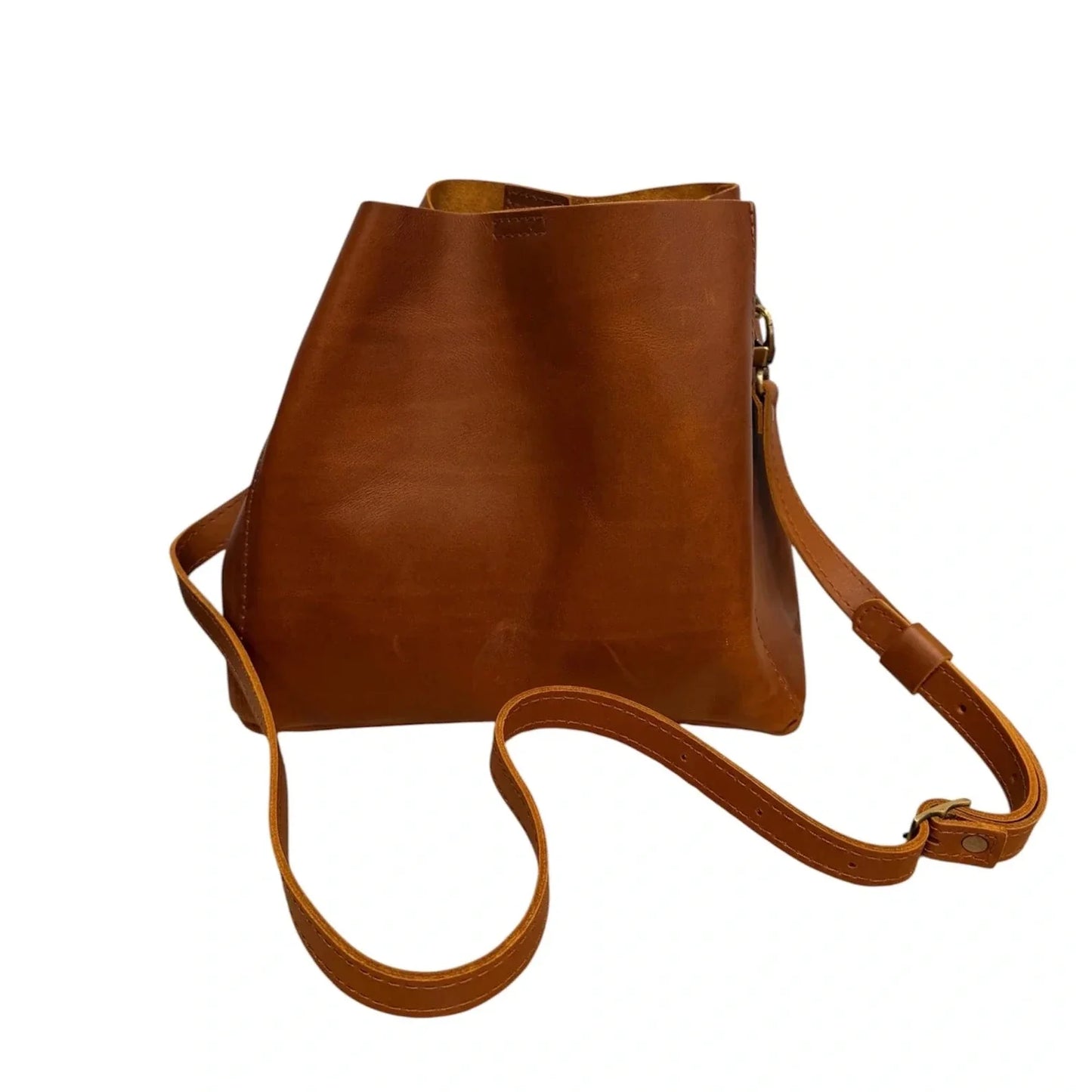 Handbag Leather By Portland Leather, Size: Large