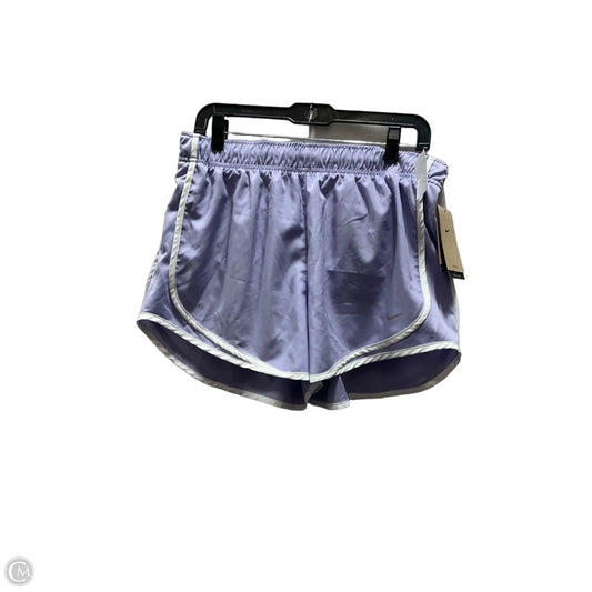 Athletic Shorts By Nike In Purple, Size: L