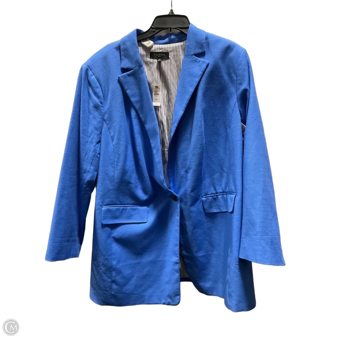 Blazer By Talbots In Blue, Size: 2x