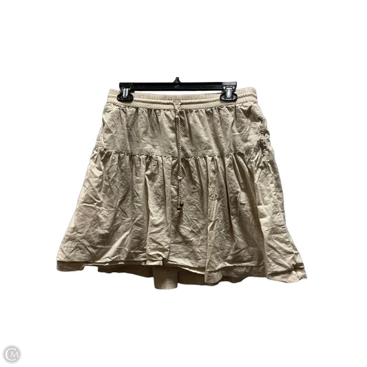 Skirt Mini & Short By Gap In Cream, Size: S