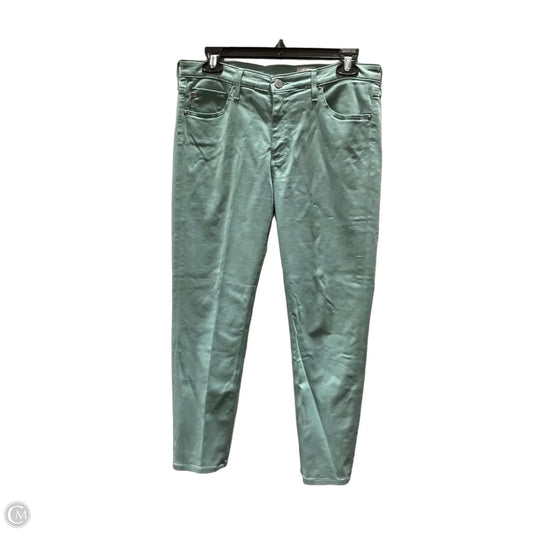 Jeans Straight By Adriano Goldschmied In Green, Size: 8