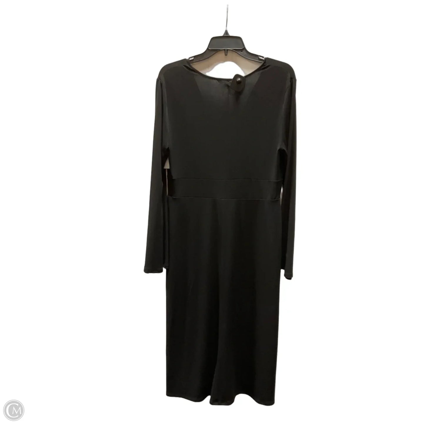 Dress Casual Midi By Bcbg In Black, Size: L