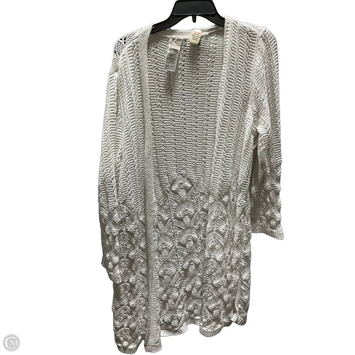 Cardigan By Chicos In White, Size: S