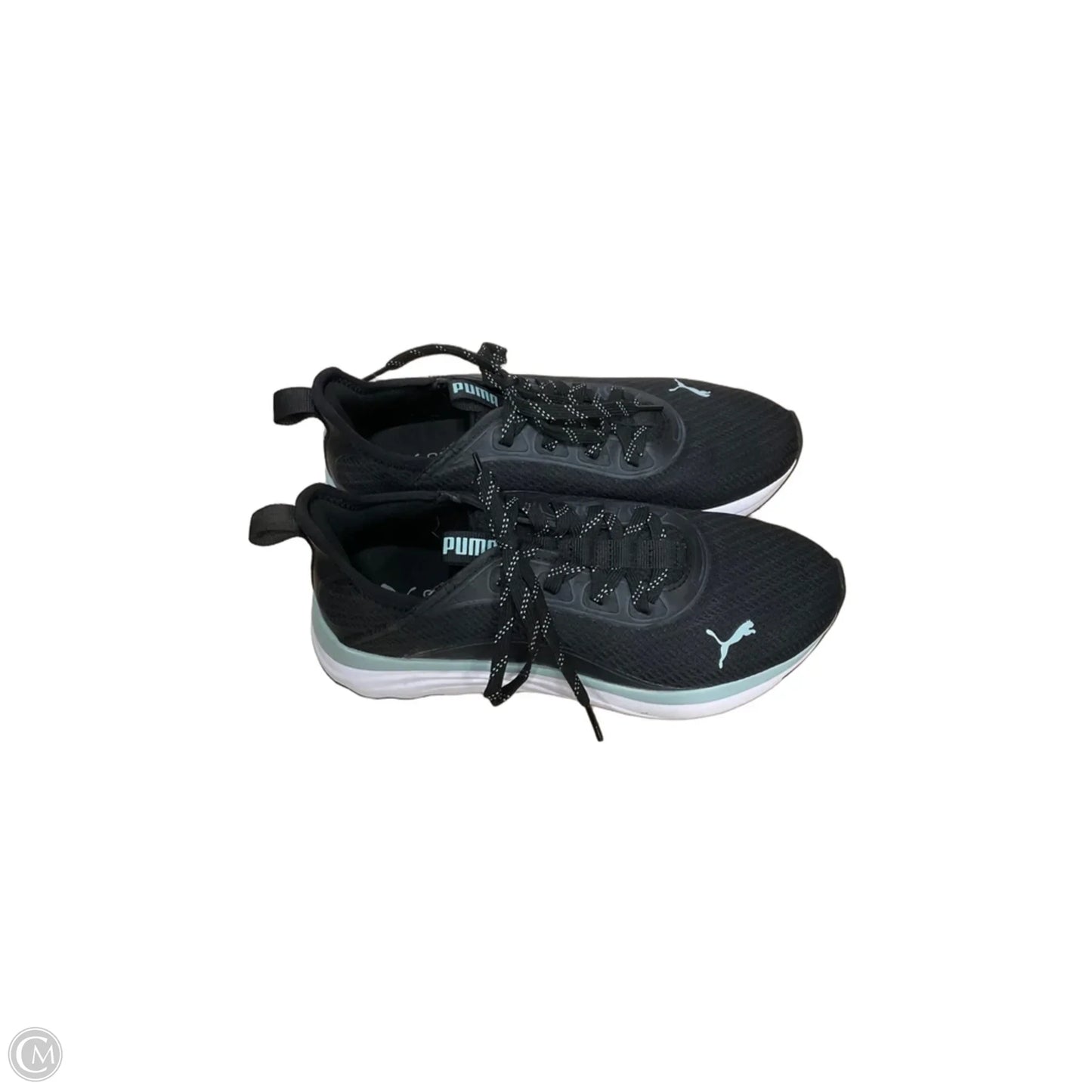 Shoes Athletic By Puma In Black & Green, Size: 8