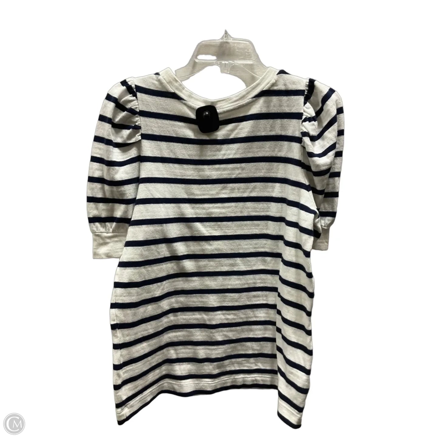 Top Short Sleeve By Loft In Striped Pattern, Size: S