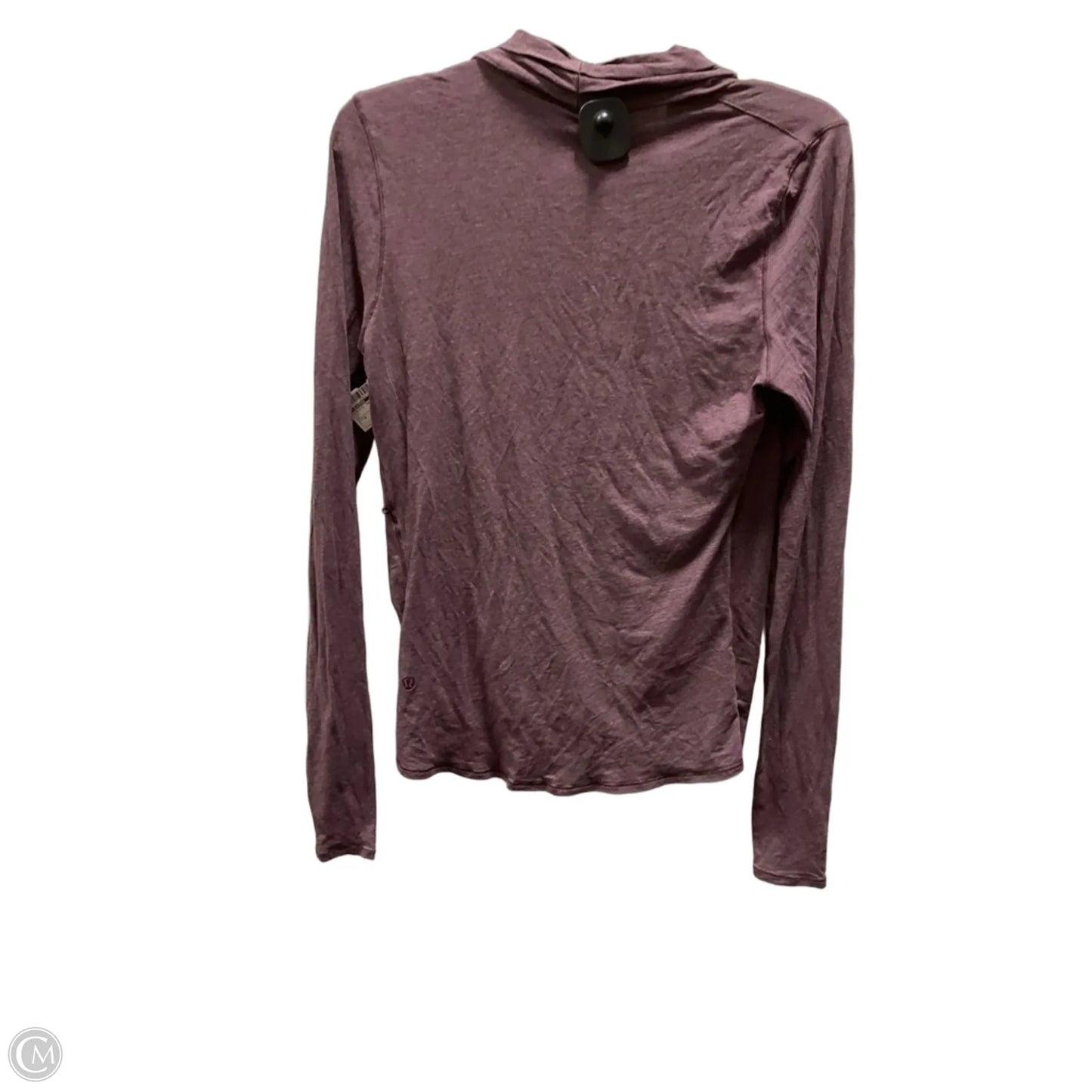 Athletic Top Long Sleeve Collar By Lululemon In Red, Size: 6