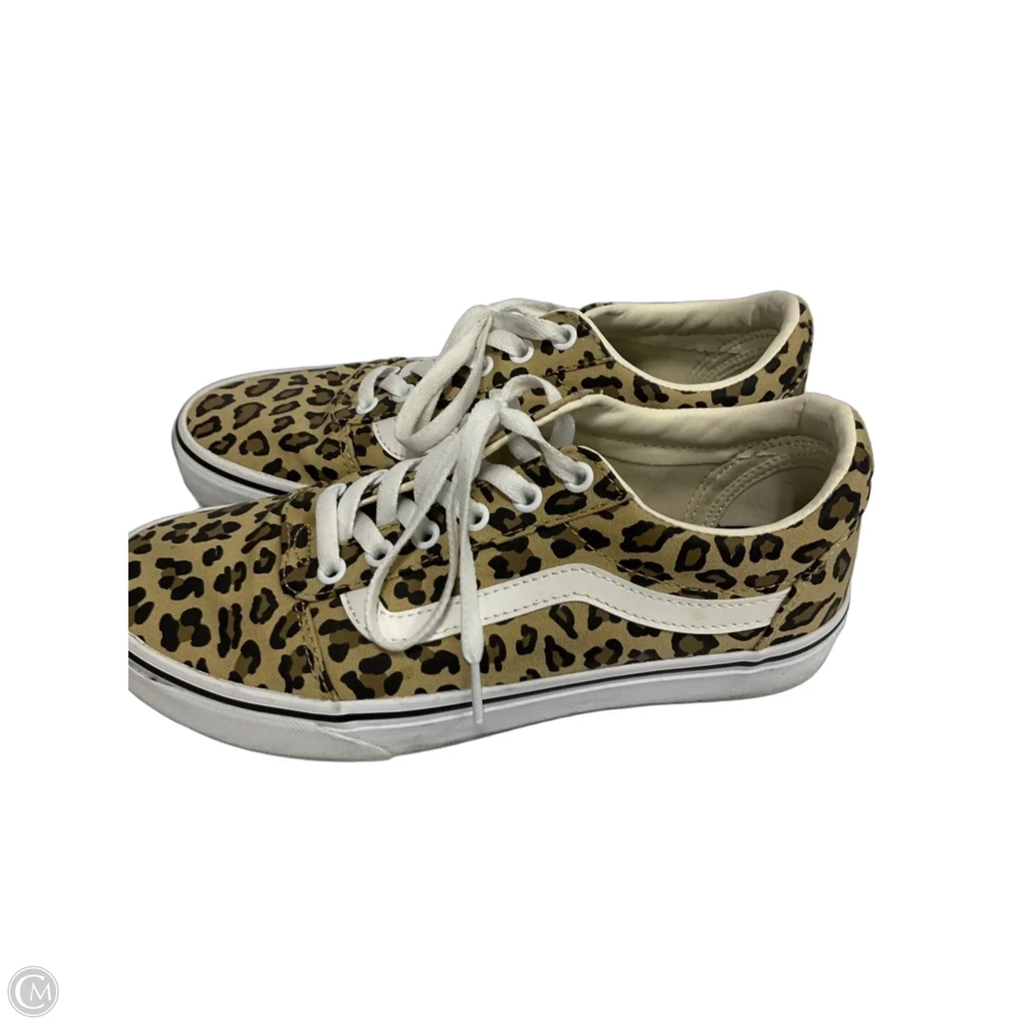 Shoes Athletic By Vans In Leopard Print, Size: 8.5