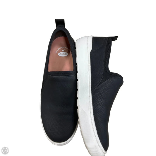 Shoes Flats By Dr Scholls In Black & White, Size: 7.5