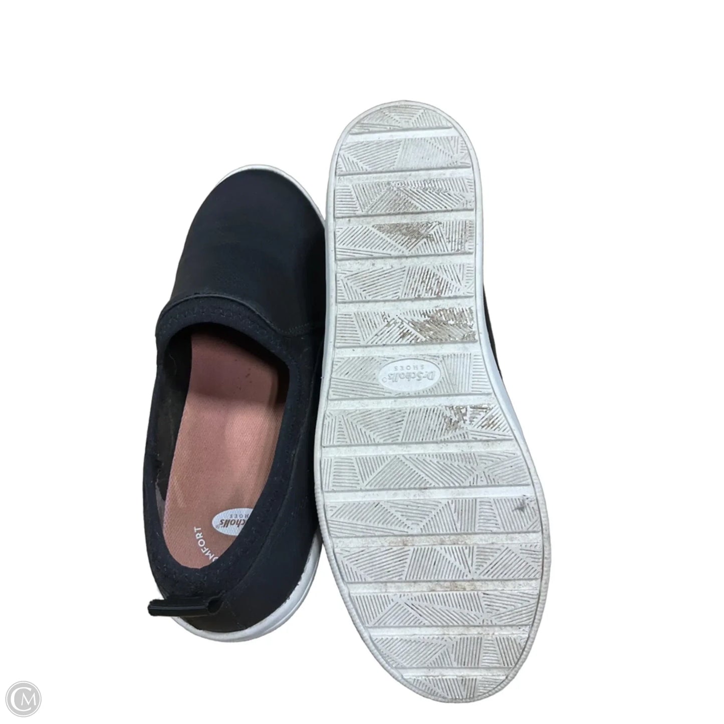 Shoes Flats By Dr Scholls In Black & White, Size: 7.5