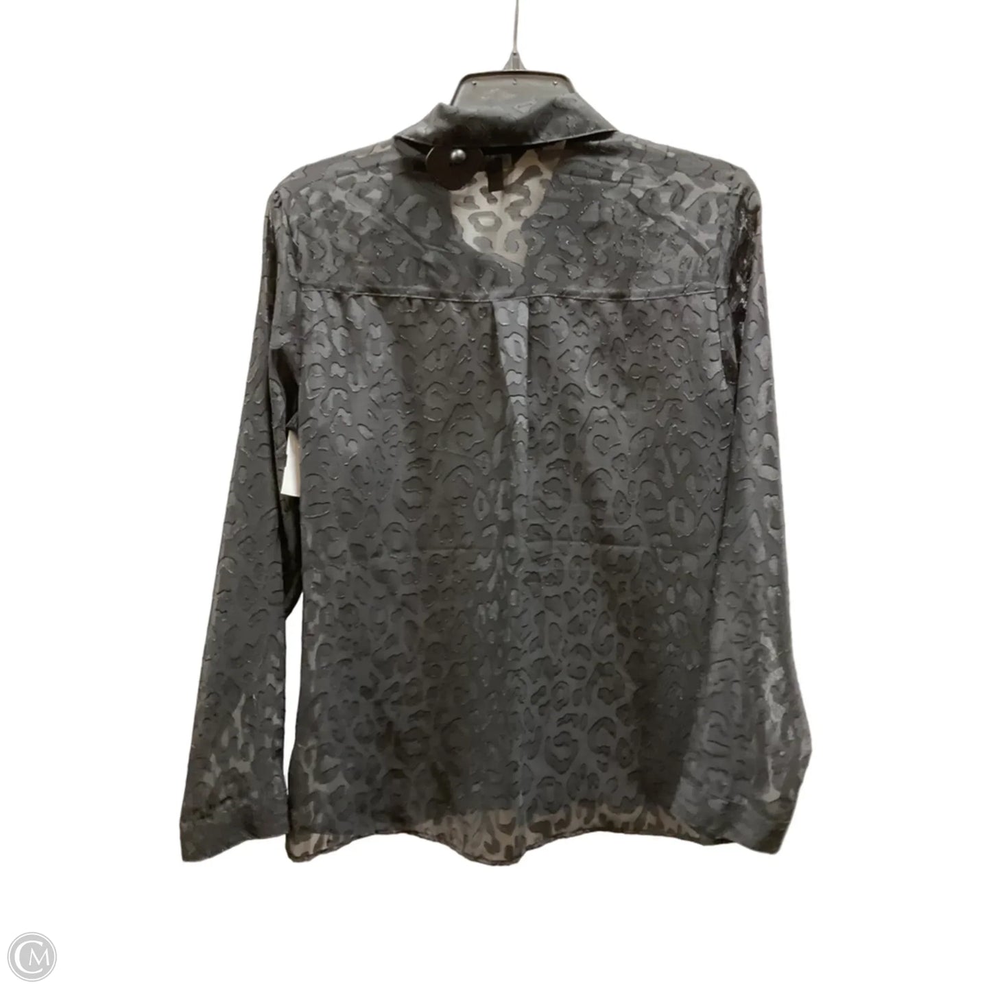 Blouse Long Sleeve By Express In Black, Size: M