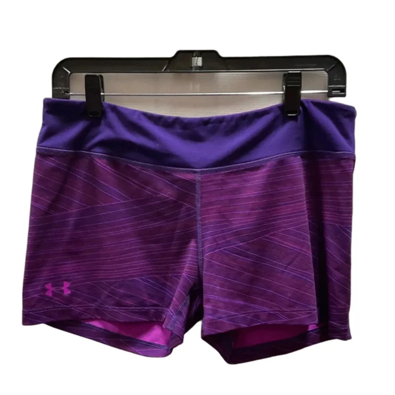 Athletic Shorts By Under Armour In Purple, Size: L